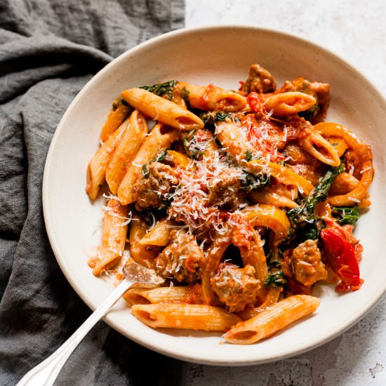 30 Minute Sausage Pasta Recipe