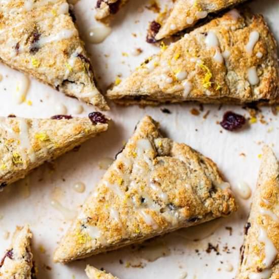 Lemon Cranberry Scones