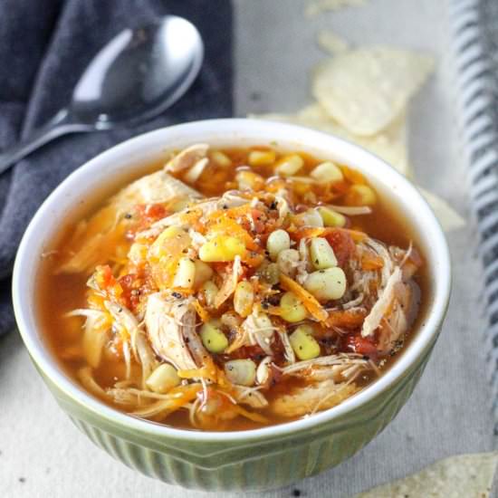 Instant Pot Chicken Tortilla Soup