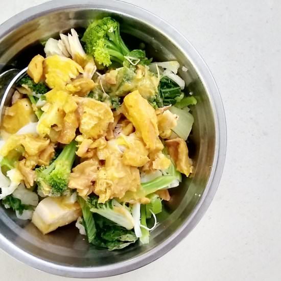 Curry Chicken Protein Veggie Bowl