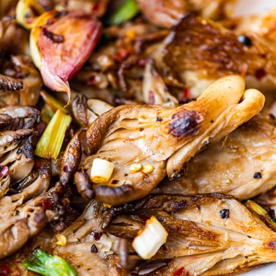 Fried Oyster Mushrooms