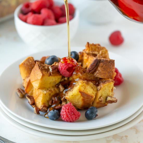 eggnog french toast casserole