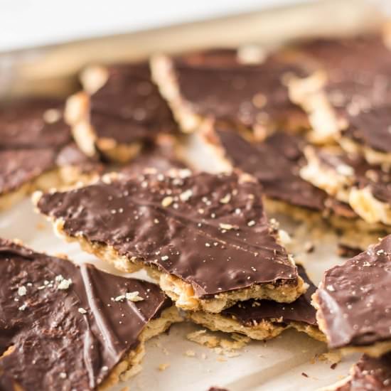 Ritz Cracker Toffee