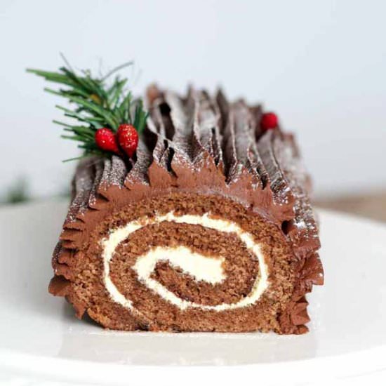 Vegan Yule Log