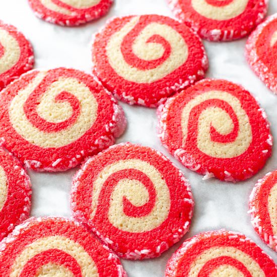 Christmas Pinwheel Cookies