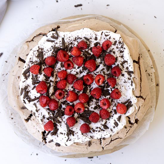 Chocolate Pavlova