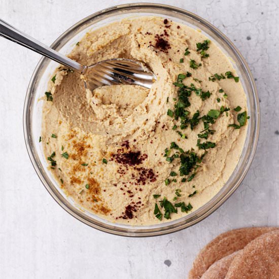 oil-free hummus