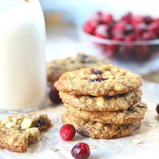 White Chocolate Cranberry Cookies