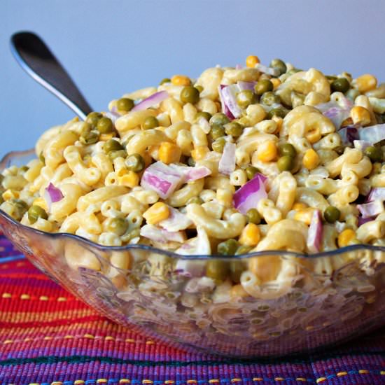 Peas & Corn Pasta Salad