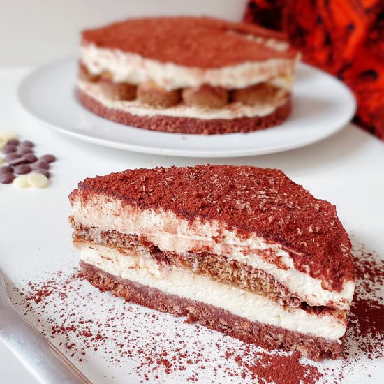 Easy Tiramisu Cheesecake (No-Bake)