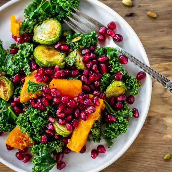 Roasted Brussels Sprout Salad