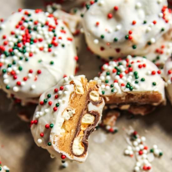 Caramel Pretzel Bite Candies Recipe