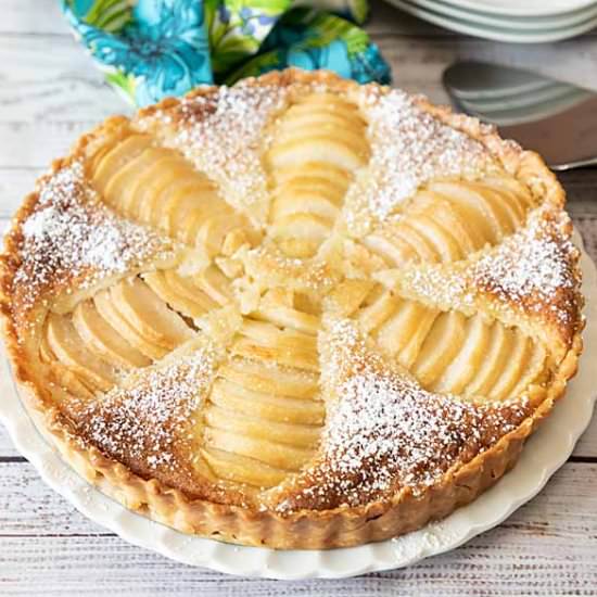 Pear Frangipane Tart