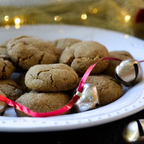 Gluten-Free Ginger Molasses Cookies