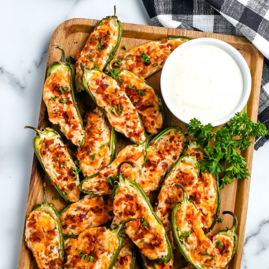 Baked Jalapeno Poppers