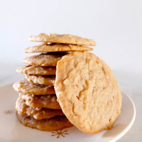 Cinnamon Peanut Butter Cookies