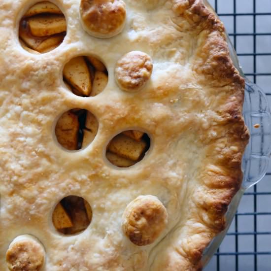 Buttermilk Crusted Apple Pie