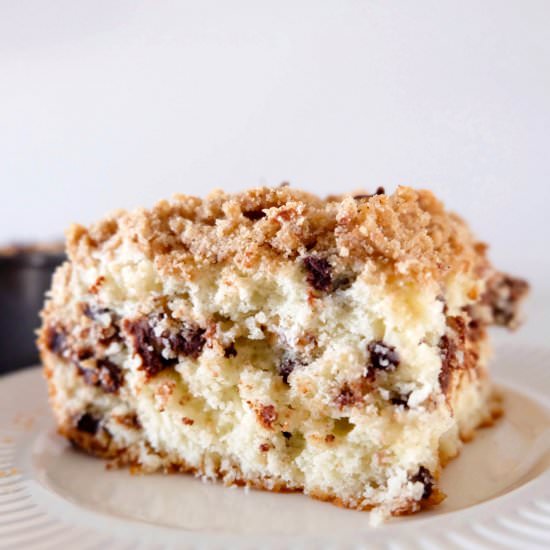 Chocolate Chip Crumb Coffee Cake