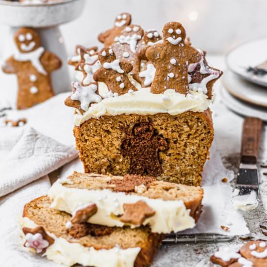 Hidden Gingerbread Banana Bread