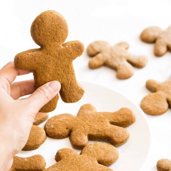 Easy Gingerbread Cookies (GF, DF)
