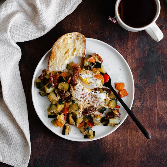 Zucchini Breakfast Skillet