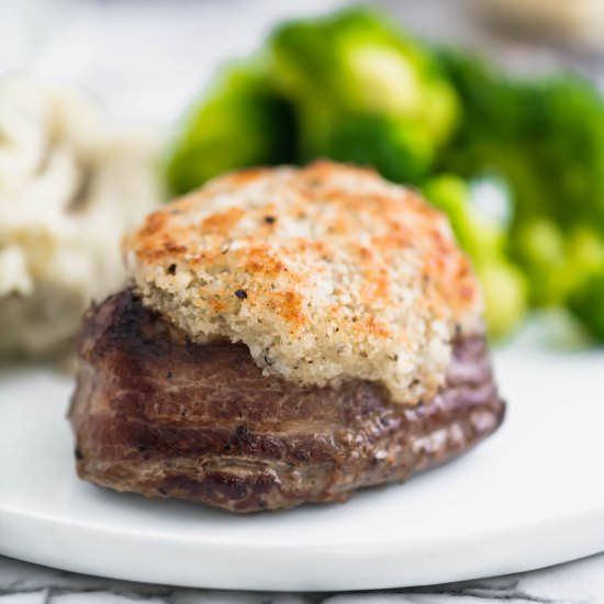 Parmesan Crusted Filet Mignon