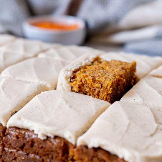 Spiced Carrot Sheet Cake