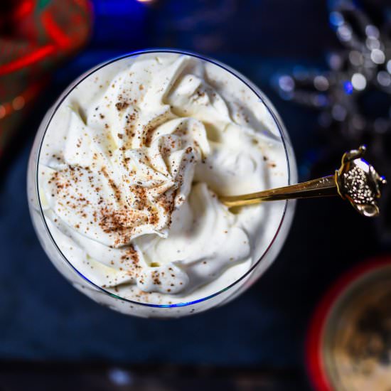 Keto Eggnog Mousse