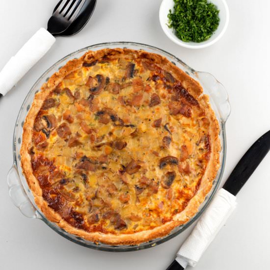 Easy Baked Quiche Recipe