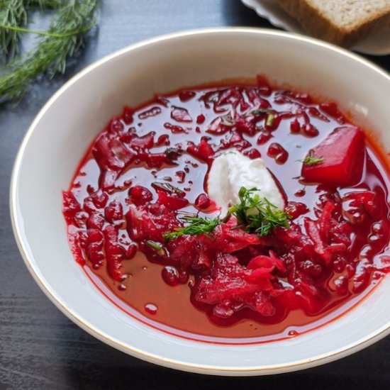 Vegan borscht