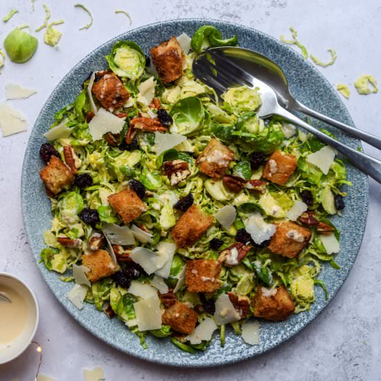 Brussels Sprout Caesar Salad