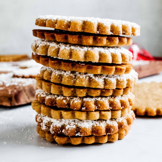 linzer cookies