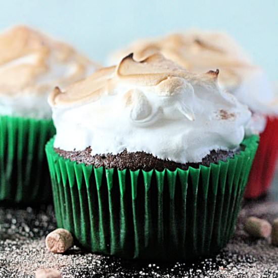 Hot Cocoa Cupcakes