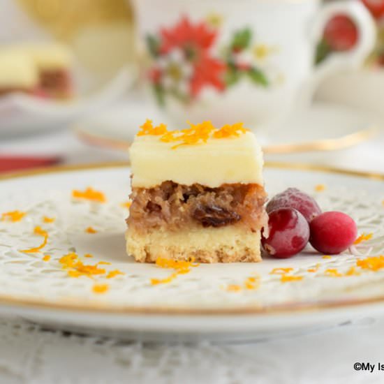Cranberry Shortbread Square Recipe