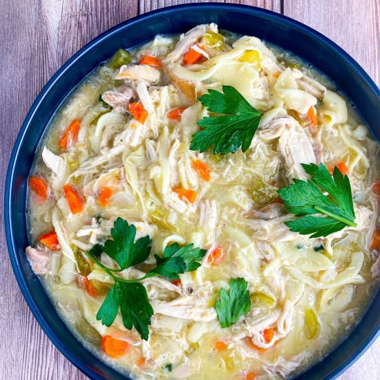 Rotisserie Chicken Noodle Soup