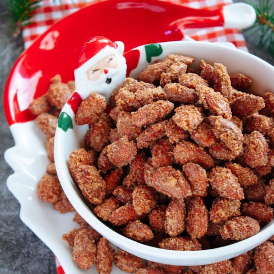 Cinnamon Sugar Roasted Almonds