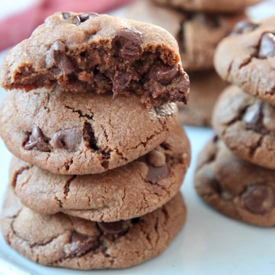 Double Chocolate Chip Cookies
