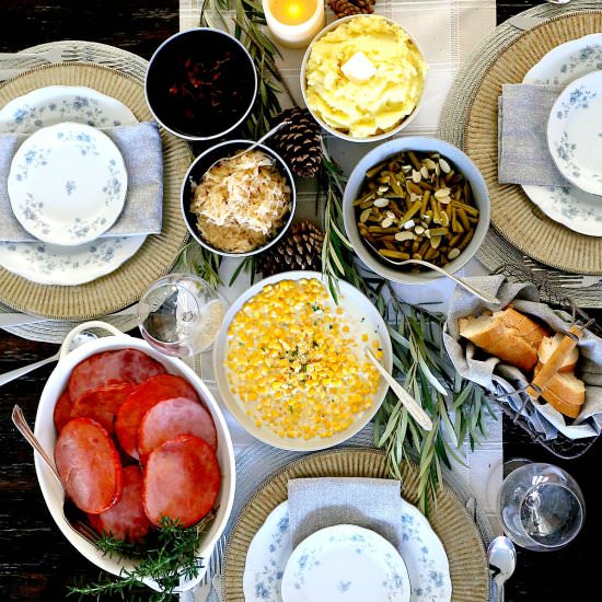 One-Hour Honey-Glazed Ham Feast