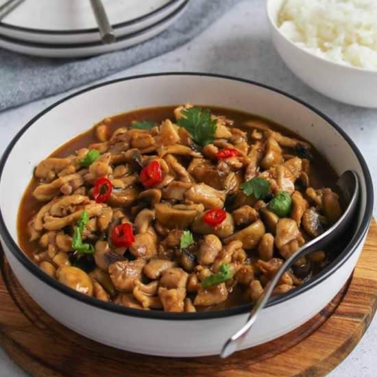 Asian inspired lemon chicken