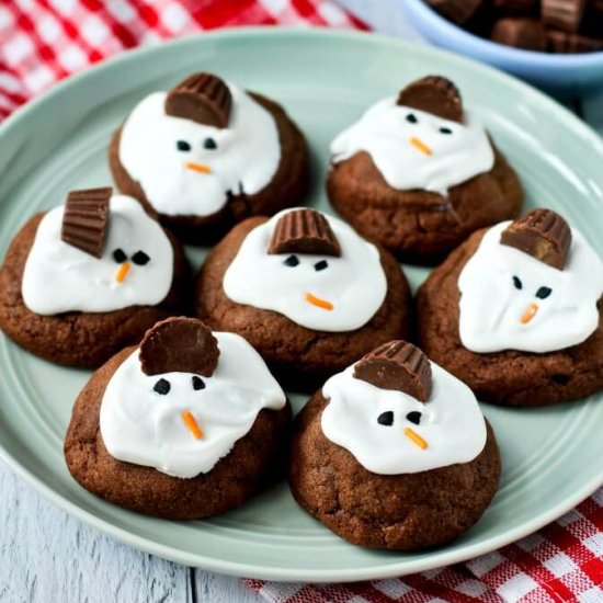 Melting Snowman Cookies
