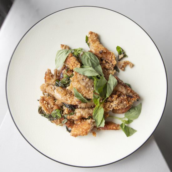 Asian style pan-fried mahi mahi