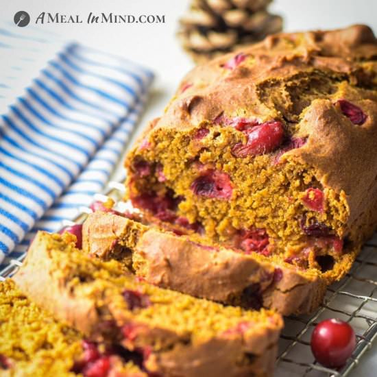 Cranberry Pumpkin Bread Gluten-Free