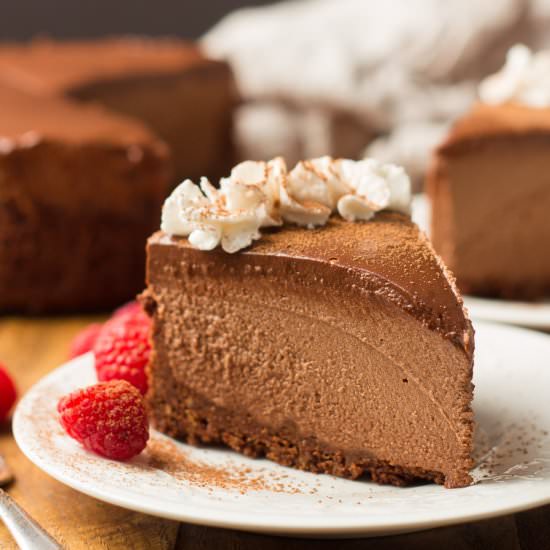 Vegan Chocolate Cheesecake