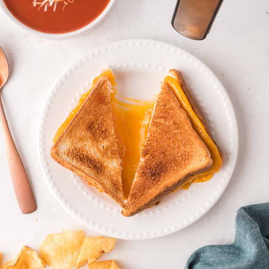 Air Fryer Grilled Cheese