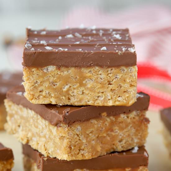 Scotcheroos (peanut butter bars)