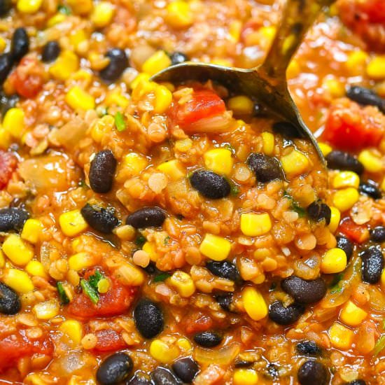 Amazing Lentil Chili