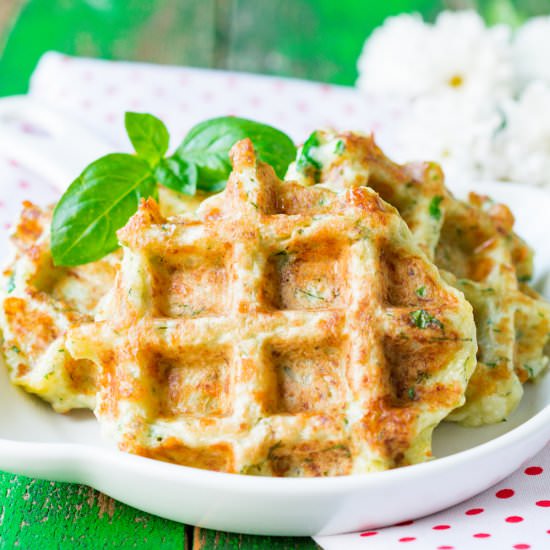 Cauliflower Waffles