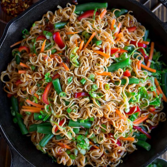 Vegetable Stir Fry Noodles