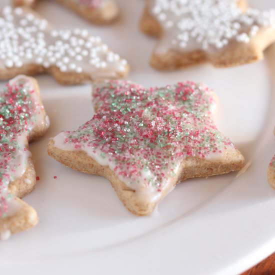 Low Sugar Christmas Cookies