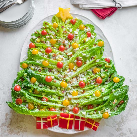 “Christmas Tree” Holiday Salad